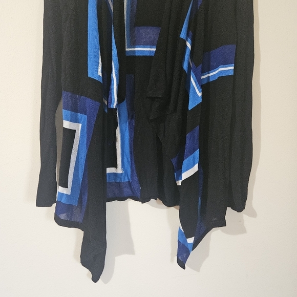 INC Patterned Waterfall Cardigan - Picture 6 of 6